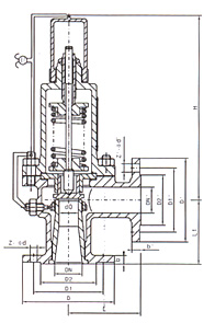 A42型全啟式安全閥 A42型全啟式安全閥