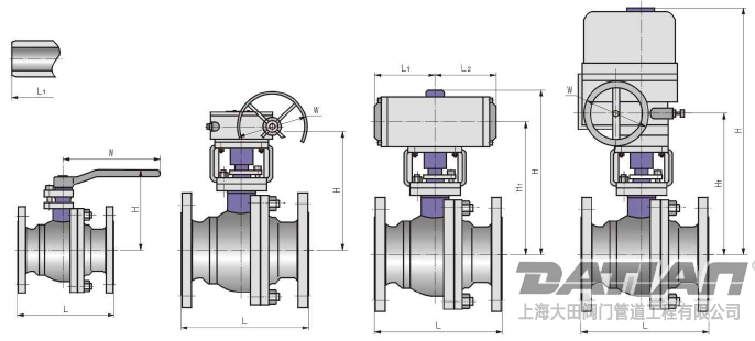 浮動(dòng)式鍛鋼球閥結(jié)構(gòu)圖